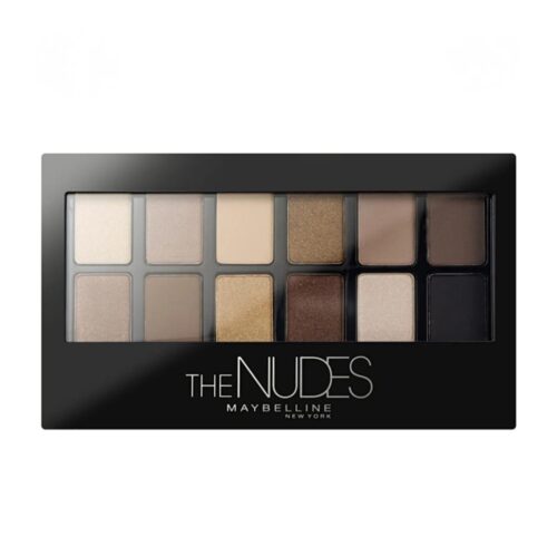 Maybelline New York The Nudes Eyeshadow Palette, 12 Shades