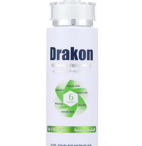 Drakon whitening facial wash for oily skin – 200 ml