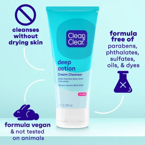 Clean&Clear Deep Cleansing Cream 100ml - Image 2
