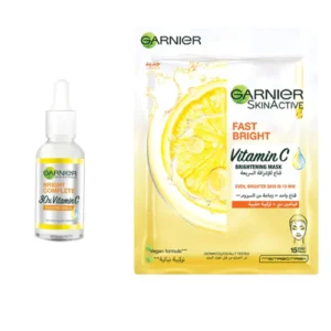 Garnier Fast Bright Serum 30ml + Fast Brightening Mask