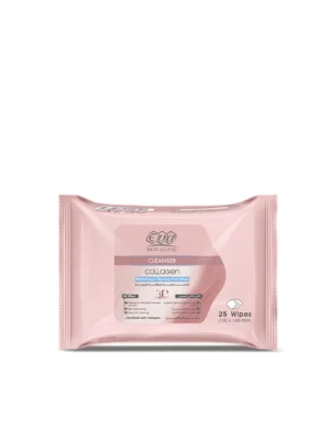 Eva Collagen Moisturizing & Cleansing Facial Wipes (25 Wipes)
