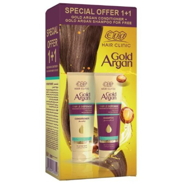 Eva Gold Argan shampoo + conditioner
