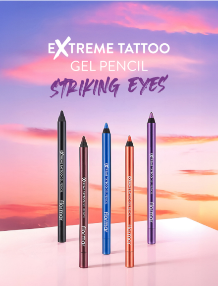 Flormar Extreme Tattoo Gel Pencil  New