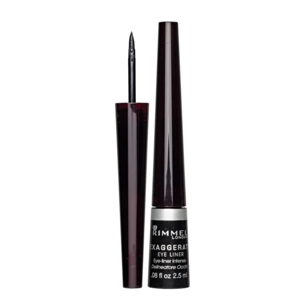 Rimmel London black Exaggerate Liquid Eyeliner- 001 Black