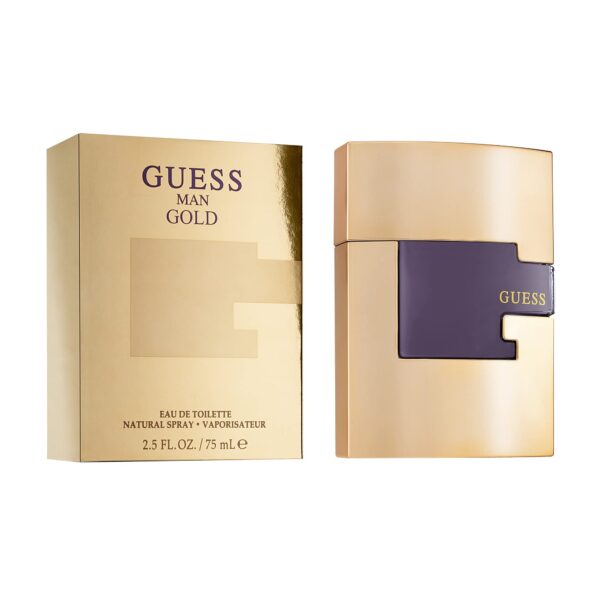 Guess Men's Gold EDT Spray, 2.5oz/75ml