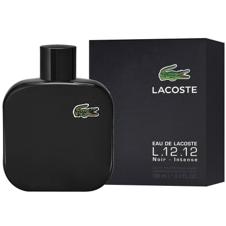 Lacoste L.12.12 Noir Intense EDT Spray, 3.3oz/100ml