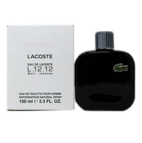 Lacoste L.12.12 Noir EDT Spray, 3.3oz/100ml