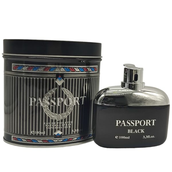 Passport-Black-Eau-De-Toilette-Spray-For-Men-3.3oz-100ml.jpeg Passport Black EDT Spray, 3.3oz/100ml