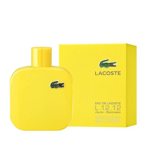Lacoste L.12.12 Jaune Optimistic EDT Spray, 3.3oz/100ml