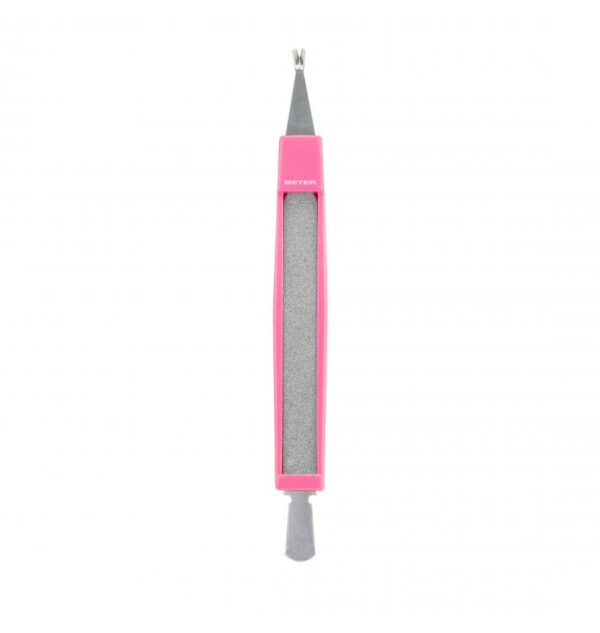 BETER Cuticle Cutter With Cuticle Pusher & File