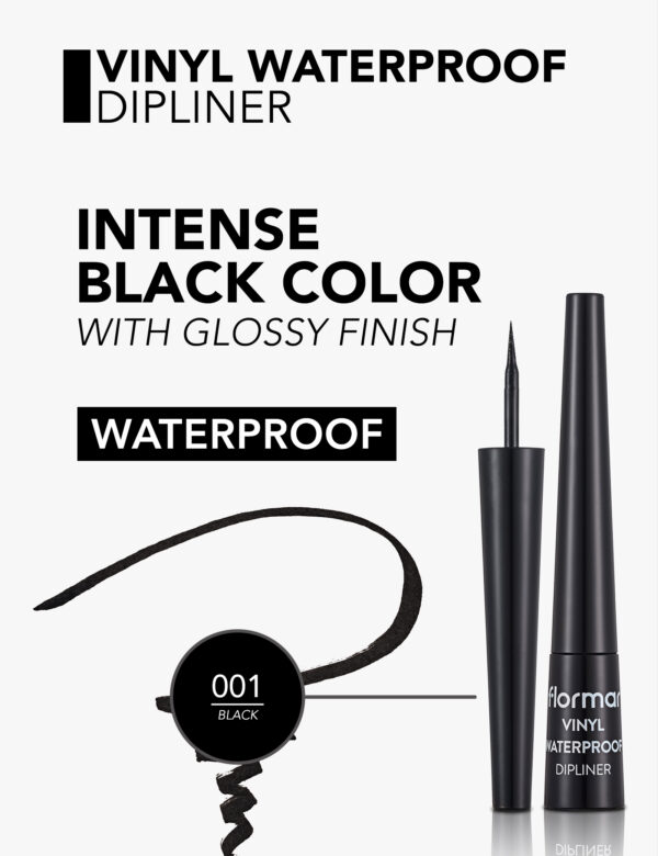 FLOMAR Waterproof Dipliner Vinyl 01 Black