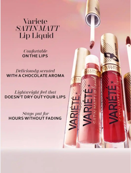 Eveline Variete Satin Matt Lip Liquid