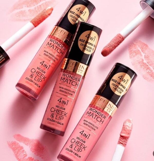 Eveline Wonder Match 4 IN 1 Velour Cheek & Lip | So Much Egypt