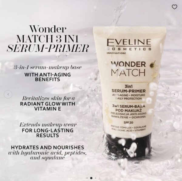 Eveline Wonder Match 3 in 1 Serum - Primer