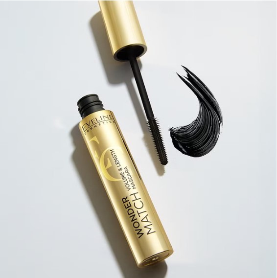 Eveline Wonder Match Volume & Length Mascara Intense Black