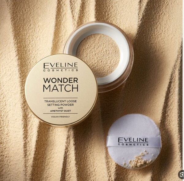 Eveline Wonder Match Translucent Loose Setting Powder with Amethyst Dust | So Much Egypt