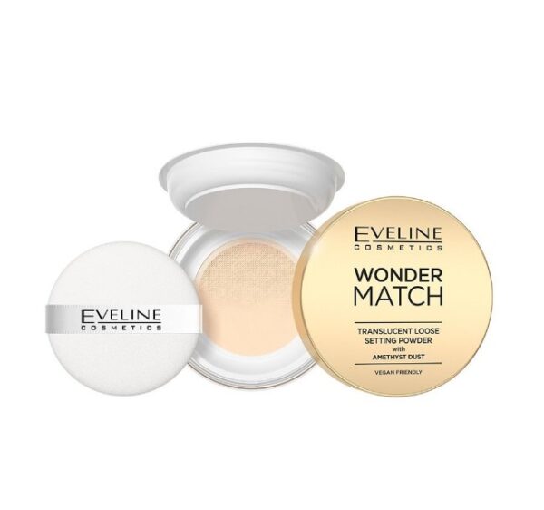 Eveline Wonder Match Translucent Loose Setting Powder with Amethyst Dust