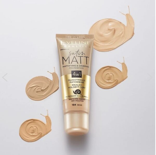 Eveline Satin Matt Mattifying & Covering Foundation | So Much Egypt