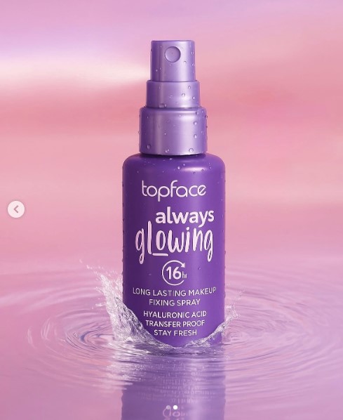 Top Face Always Glowing Fixing Spray