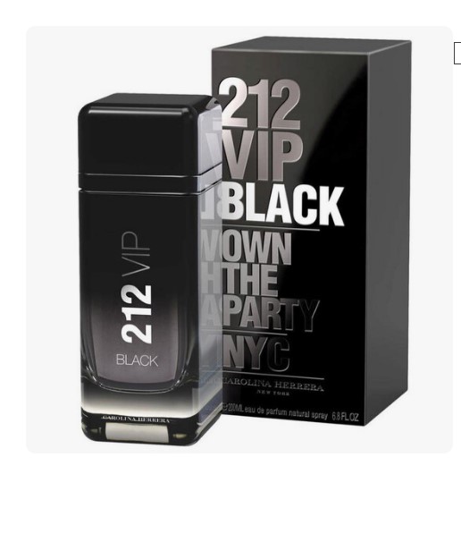 Carolina Herrera Men's 212 VIP Black EDP Spray 6.8 oz (200 ml)