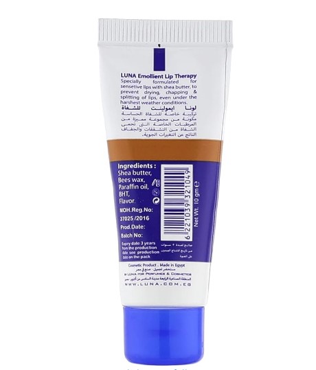 Luna emollient lip therapy ,10 ml