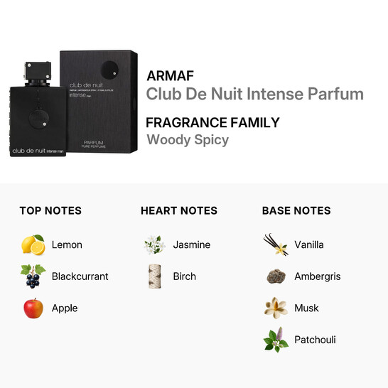 Armaf Men's Club De Nuit Intense Parfum Spray 5.0 oz (150 ml)