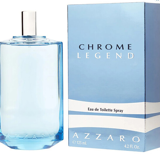 Azzaro  Men's Chrome Legend EDT Spray 4.2 oz 125 ml