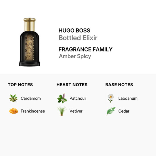 Hugo Boss Men's Perfume Bottled Elixir Perfume Spray 3.4 oz Fragrances 100ml