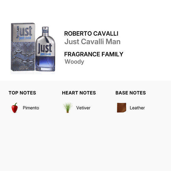 Roberto Cavalli Just Cavalli Man / EDT Spray 3.0 oz 90 ml