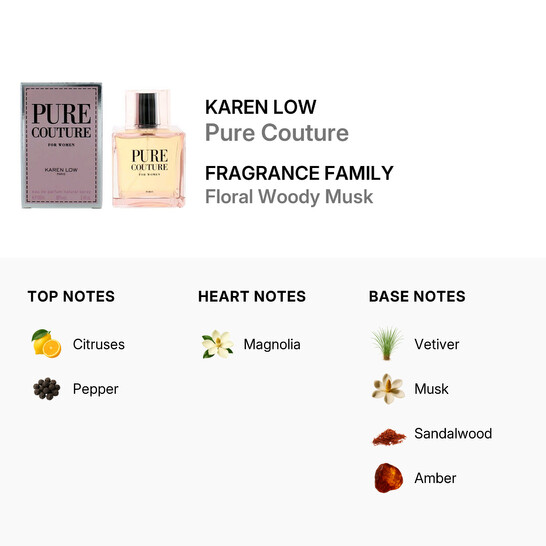 Karen Low Ladies Pure Couture EDP Spray 3.4 oz 100 ml
