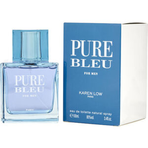 Karen Low Men's Pure Bleu EDT Spray 3.4 oz 100 ml