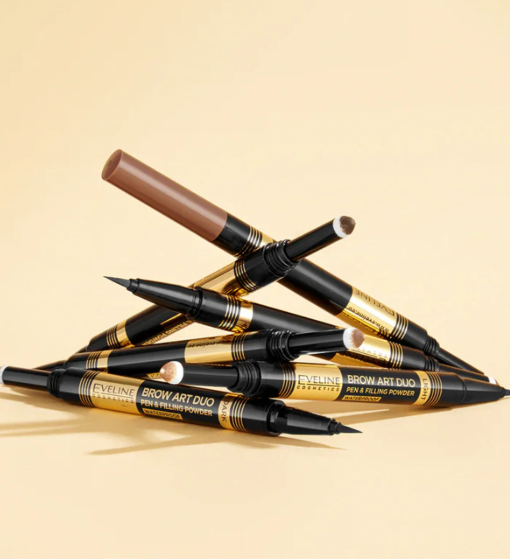 Eveline Cosmetics Brow Art Duo Waterproof – Long-Lasting Brow Pencil & Powder | So Much Egypt