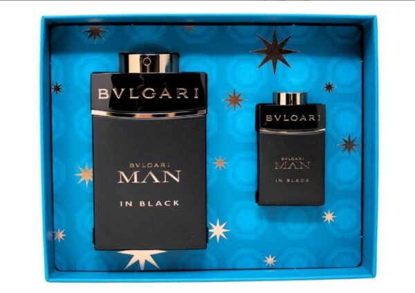 Bvlgari Man In Black Set: Edp Spray 100Ml & Edp Spray 15Ml