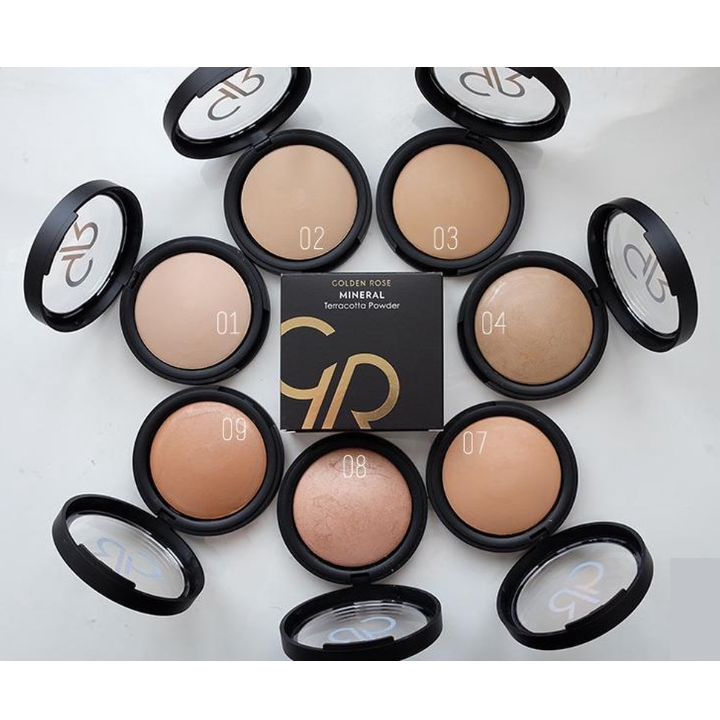 Golden Rose mineral terrabaked powder