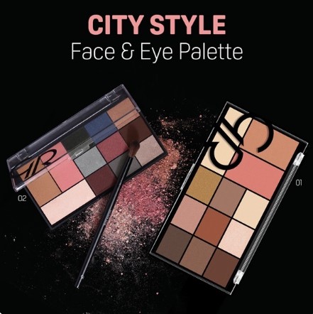 Golden Rose city style face&eye.palet