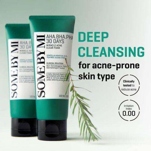 Some By Mi AHA-BHA-PHA 30 Days Miracle Acne Clear Foam 100ml
