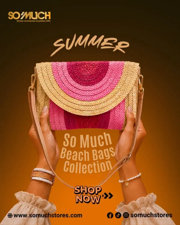 Summer Beach Tote Bag - 6-BAGS-2 FOR 2026