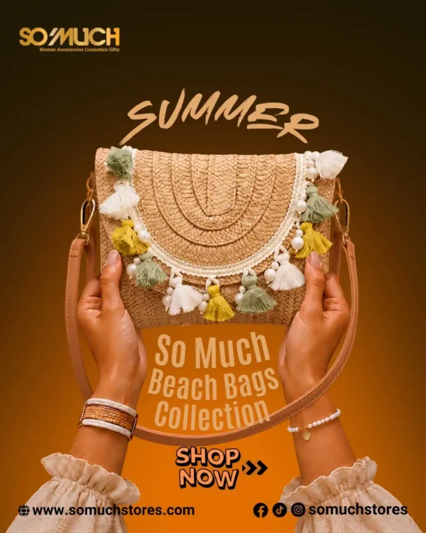 Summer Beach Tote Bag - 6-BAGS-4 FOR 2026
