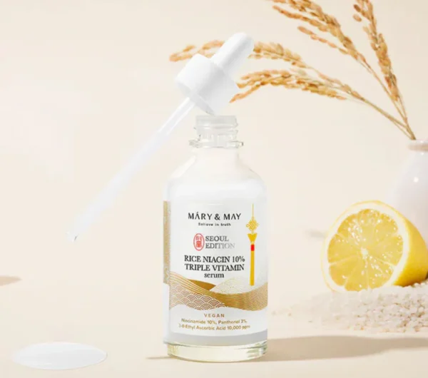 Mary & May Rice + Niacinamide 10% Triple Vitamin Serum 80ml